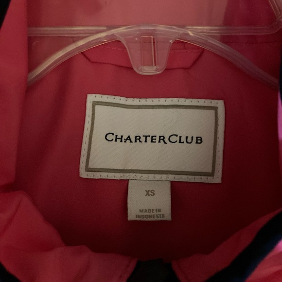 Charter club light weight Hot Pink Vest. - Picture 2 of 3